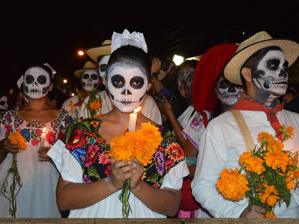Day of the Dead incense burning