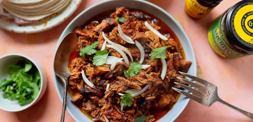 Chilorio finished dish