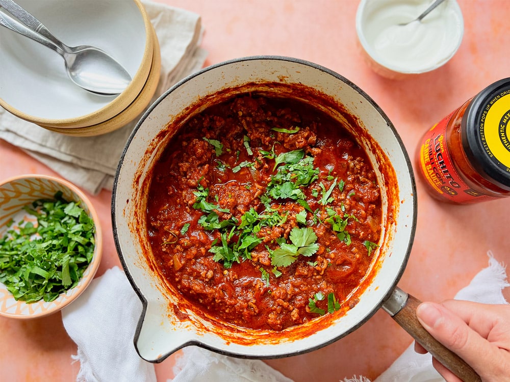 Chilli Con Carne prep step