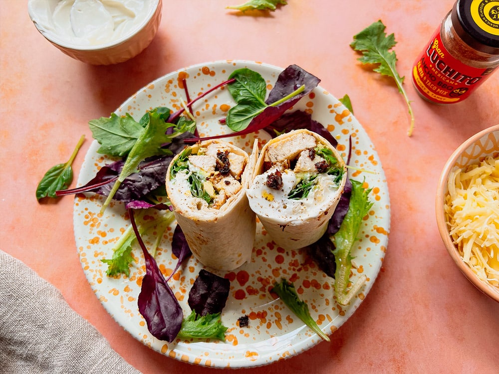 Easy Burrito Recipe finished dish