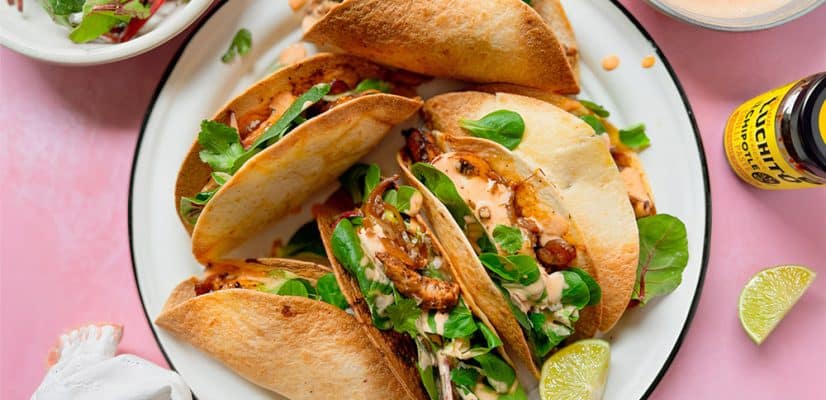 Air Fyrer Tacos finished dish - Luchito - Gran Luchito Home