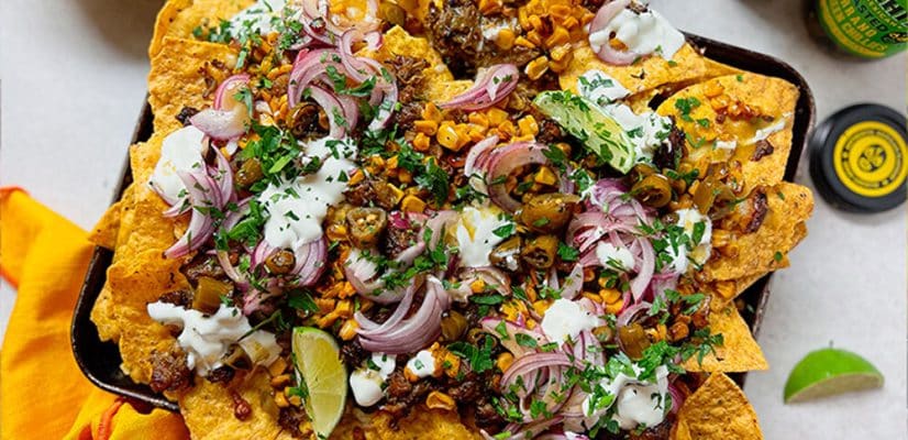 Pulled Pork Nachos finished dish