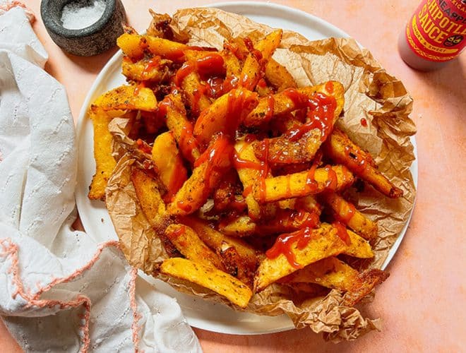 homemade chips image finished dish
