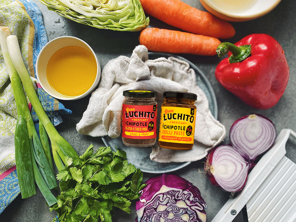 Mexican Coleslaw prep step - what to serve with burritos