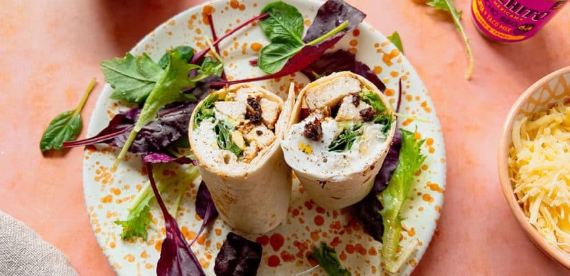 Easy Burritos finished dish with Ancho