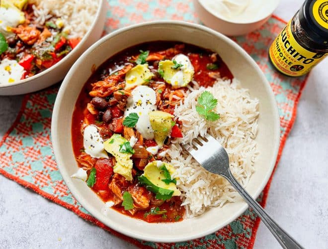 Chicken Chilli finished dish